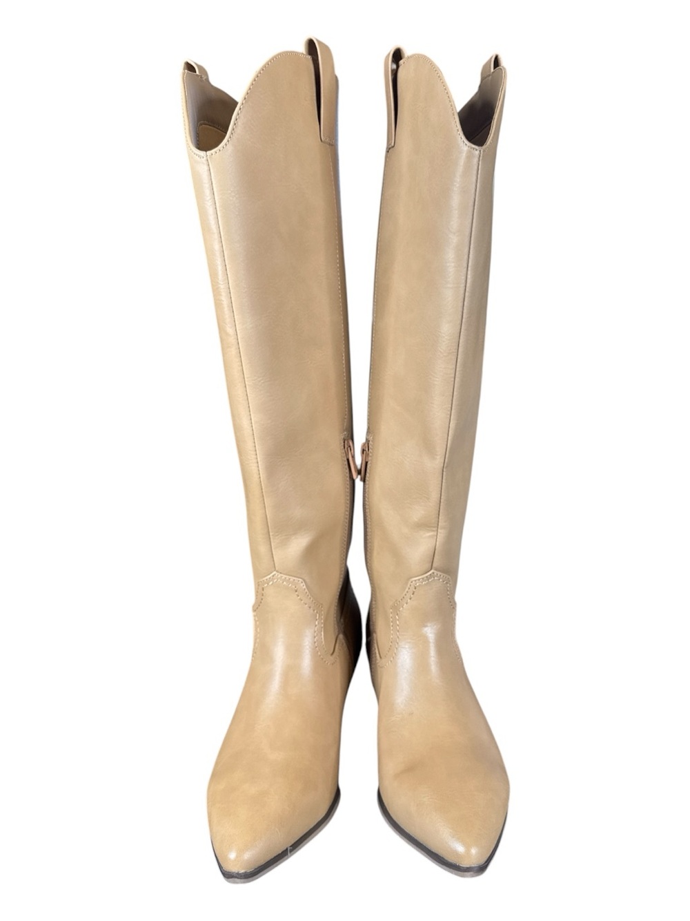 UNIVERSAL THREADS Sommer Western Knee Length Boots in Tan